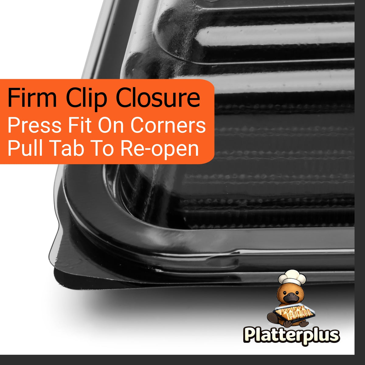 30 x Platterplus Combi Sandwich Platters with Lids (10 Large,10 Medium,10 Small)