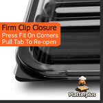 30 x Platterplus Combi Sandwich Platters with Lids (10 Large,10 Medium,10 Small)